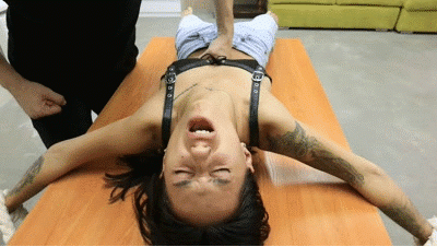 Agent Tiffany vs stomach punching Cyborg Part II